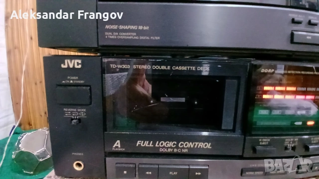 JVC TD - W303 stereo double cassette deck & JVC XL - V211 compact disc player 18 bit, снимка 2 - Декове - 55233198