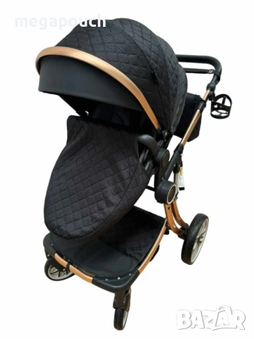 Бебешка количка L-Sun Egg 3в1 с столче за кола, снимка 7 - Детски колички - 54257996
