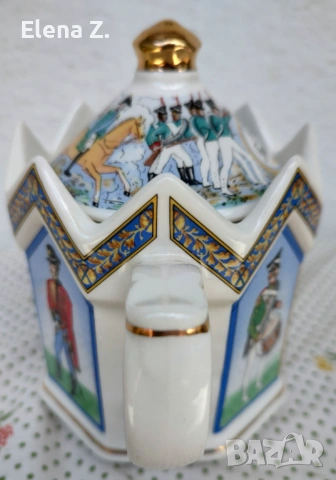 Sadler чайник - героите на Бородино, за колекционери , снимка 4 - Други - 54729853