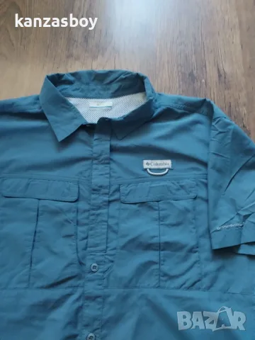 Columbia Men's Short Sleeve Shirt Cascades Explorer Short - МЪЖКА ТРЕКИНГ РИЗА като нова 2ХЛ, снимка 2 - Ризи - 55695122