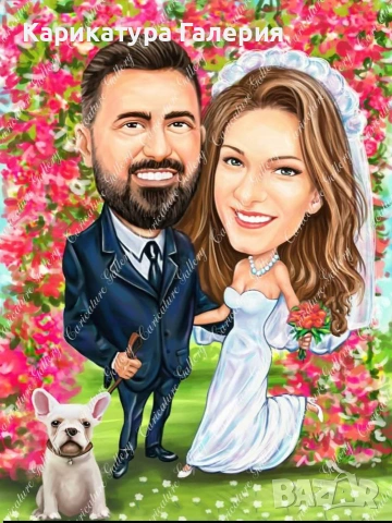 Карикатура 🎁Портрет 🌸 Магнит 🌟Подарък💥 Имен ден 💯 Юбилей 🌟 Рожден Ден ❣️, снимка 7 - Други услуги - 54960926