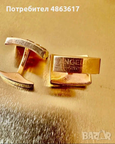 Винтидж копчета за ръкавели ANGELINO САЩ, приблизително 1990-те години, снимка 2 - Други - 55167002