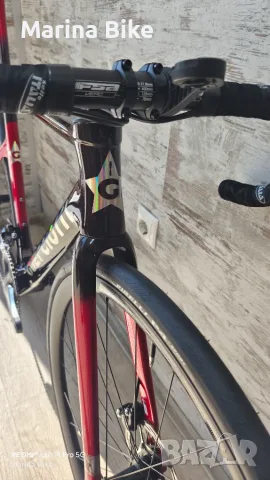 Карбонов шосеен велосипед Guerciotti Veloce S Disc Ultegra/105 Mix Velomann V30R | M (Пребоядисван), снимка 10 - Велосипеди - 55612121