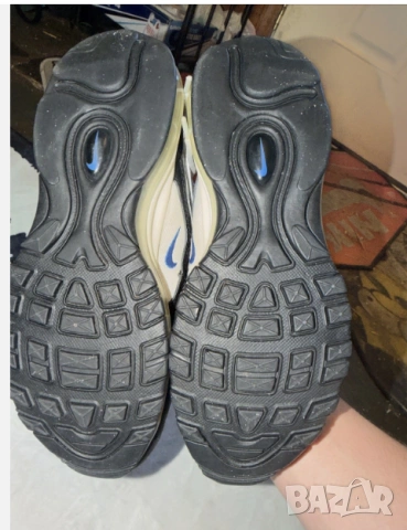 Nike Air Max 97 White Black Royal Blue номер 40 оригинални маратонки , снимка 4 - Маратонки - 54949205