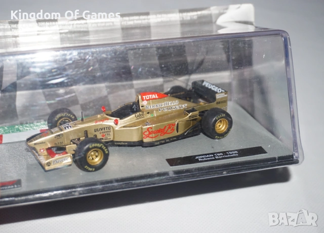 Formula 1 The Car Collection Jordan 196 - 1996 Rubens Barrichello МАЩАБ 1:43 Panini Collections, снимка 2 - Колекции - 54462314