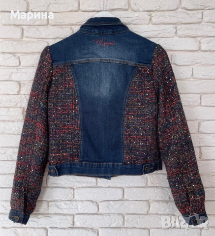 Дънково сако (яке) и пола Desigual. Размер M/L, снимка 3 - Поли - 54688136