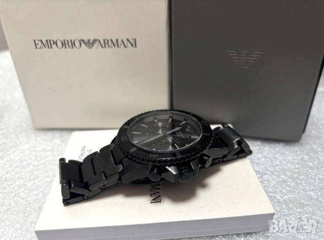 НОВ! Мъжки часовник Emporio Armani AR11363 Diver Chronograph, снимка 6 - Мъжки - 54631646