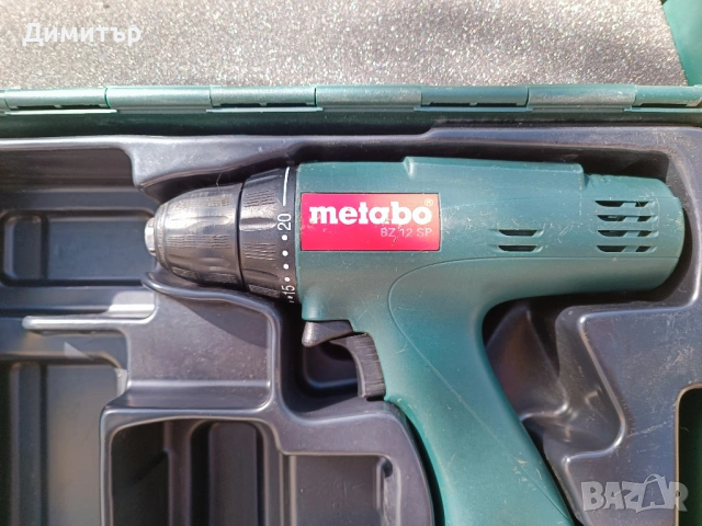 Metabo BZ 12 SP тяло на винтоверт с куфар, снимка 3 - Винтоверти - 54586237