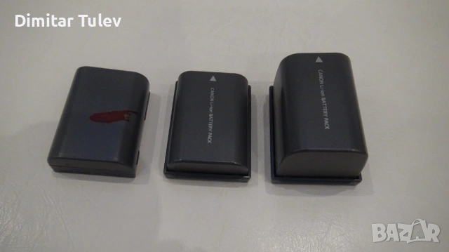 Батерии CANON NB-2LH и CANON BP-2L14.