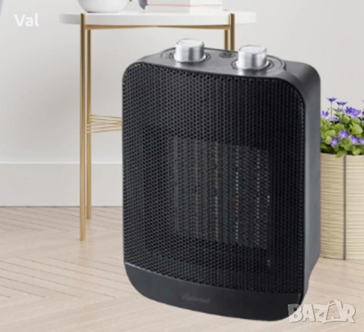 Керамична печка P8, 2000W, Черен – Ефективно и безопасно отопление за всеки дом, снимка 4 - Отоплителни печки - 55002261