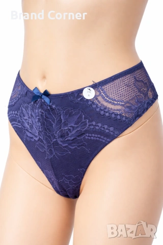Hunkemöller дамски бикини 2XL в тъмносин цвят с дантела, снимка 2 - Бельо - 54547702