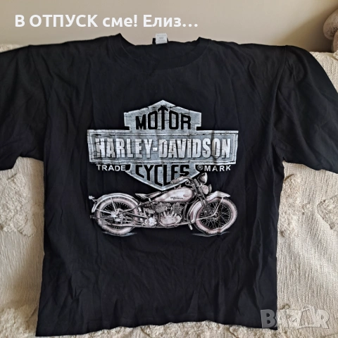 2 броя Голям размер мото тениски рокерски оригинал HARLEY DAVIDSON MOTOR CYCLES / AMSTERDAM XXL XXXL