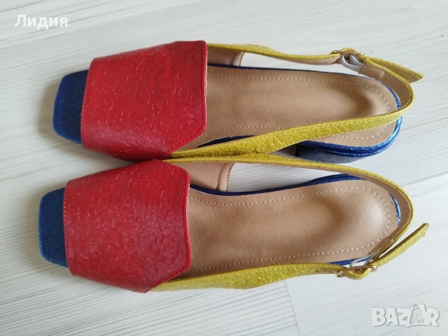 шарени дамски стилни сандали, снимка 7 - Сандали - 54211886