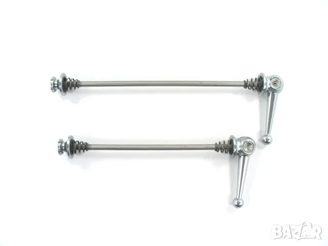 Titanium QR 5x100 & 5x130-135 Silver ултралеки автомати за бързо освобождаване, комплект