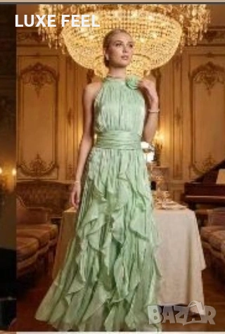 Сатен ✨Дамски Рокли 