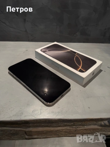 КАТО ЧИСТО НОВ Iphone 16 Pro Max Natural, снимка 5 - Apple iPhone - 54690554