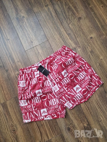 Страхотни мъжки къси шорти бански ARMANI размер S M L XL 2XL 3XL , снимка 11 - Бански - 54378244