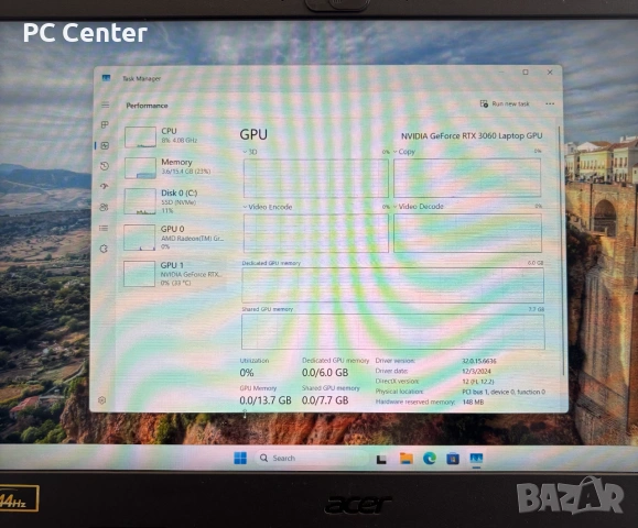 Геймърски лаптоп Ryzen 5 5600H, RTX 3060 6GB, 16GB ram, снимка 7 - Лаптопи за игри - 55186308