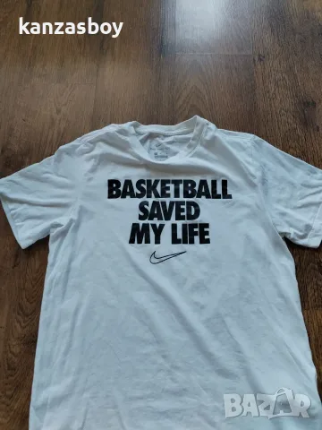 NIKE - страхотна мъжка тениска КАТО НОВА М, снимка 5 - Тениски - 55652243