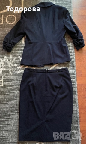 Тъмносин костюм сако и пола Orsay, снимка 9 - Костюми - 54090860