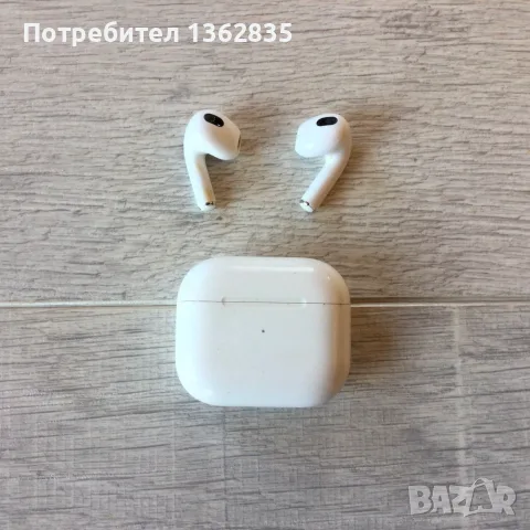 100 % оригинални безжични bluetooth слушалки APPLE AIRPODS 3 generation A2564 ( КАТО НОВИ ) от САЩ, снимка 8 - Слушалки, hands-free - 55359573