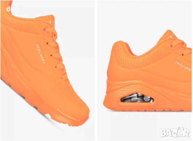 Дамски обувки SKECHERS Uno Night Shades ORANGE with air-cooled memory foam НОВИ, снимка 2 - Маратонки - 54501185