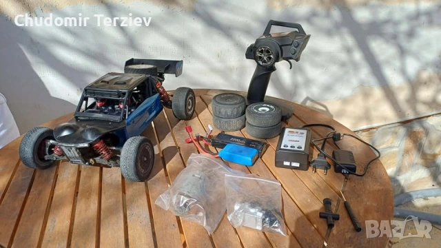 1/12 RC бъги / 4х4 / 60км / кола с дистанционно управление, снимка 10 - Електрически играчки - 54265080