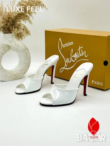 Christian Louboutin ⚜️Дамски Обувки , снимка 5 - Чехли - 53952367