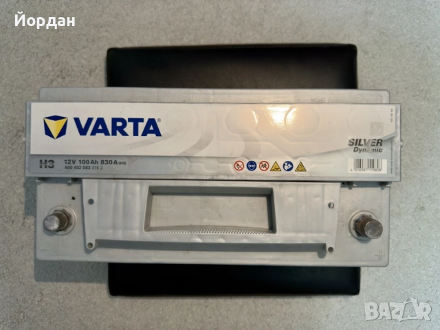 Акумулатор VARTA Silver Dynamic H3 100Ah 830A (12V), снимка 2 - Части - 55506079