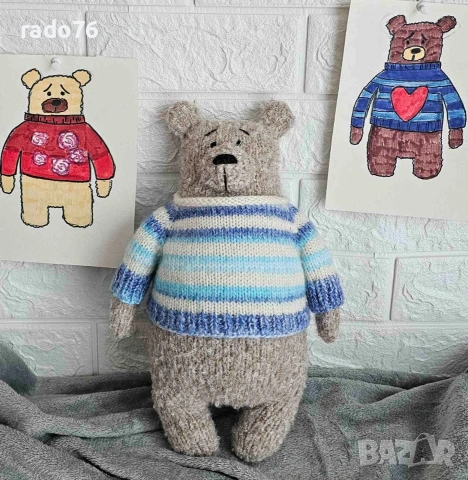 Ръчно Плетени мечета handmade , снимка 9 - Плюшени играчки - 54160967