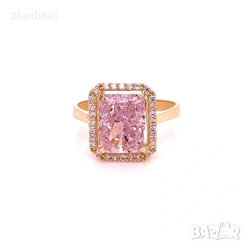 Златен дамски пръстен 2,52гр. размер:52 14кр. проба:585 модел:37713-5