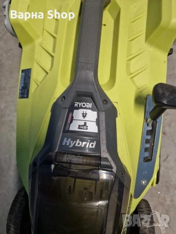 Хибридна косачка Ryobi Hybrid 18V + Кабел, снимка 4 - Градинска техника - 54386731