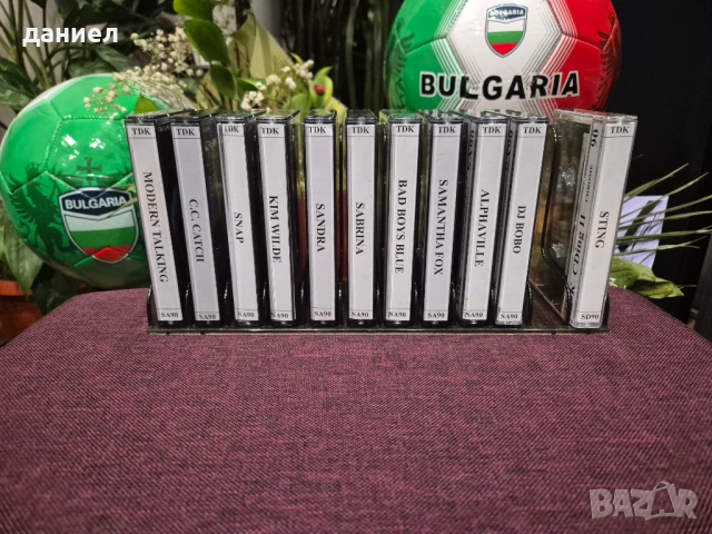 Аудио касети TDK SA90 - C.C. Catch, Sandra, Sabrina, Samantha Fox, Alphaville, Snap, DJ Bobo и др.