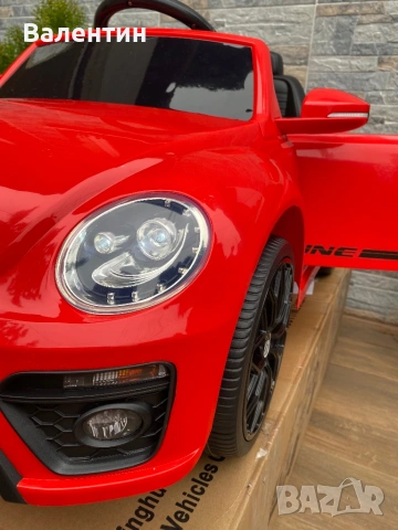 Детска кола с дистанционно VW BEETLE, снимка 4 - Електрически играчки - 54464373