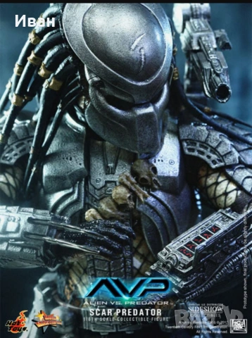 Нова Гореща фигура на Белязъниът Хищник 2.0/ Hot Toys SCAR PREDATOR 2.0