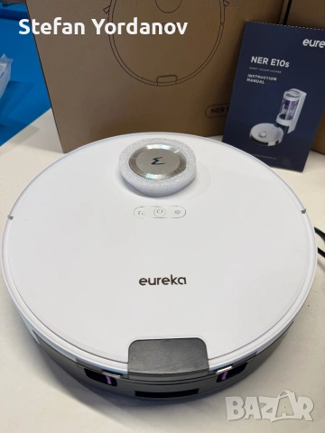 Робот прахосмукачка със станция - Eureka E10s, снимка 2 - Прахосмукачки - 54623280