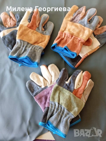 РАБОТНИ РЪКАВИЦИ ЕСТЕСТВЕНА КОЖА