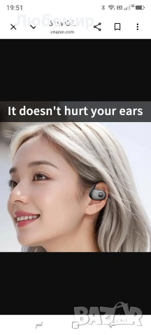 Great Wall Spherical Open безжични спортни слушалки Bluetooth 5.3 слушалки TWS OWS , снимка 4 - Bluetooth слушалки - 54391866