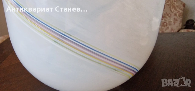 🌈✨ ДИЗАЙНЕРСКА СТЪКЛЕНА КУПА „RAINBOW“ – KOSTA BODA, SWEDEN ✨🌈, снимка 5 - Декорация за дома - 54932482