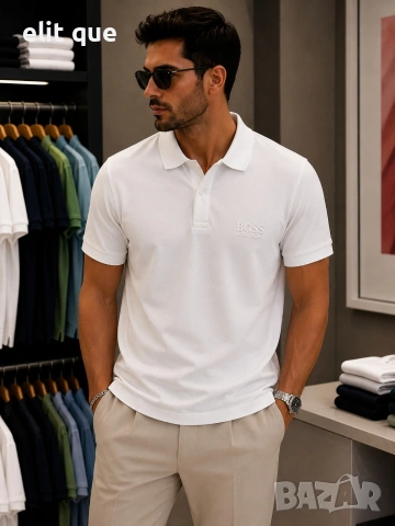 мъжки тениски с яка polo Hugo boss emporio armani Tommy Hilfiger , снимка 14 - Тениски - 55231771