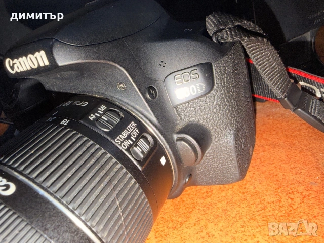 Canon EOS 800D + 18–55mm IS – DSLR фотоапарат, 24.2MP, Wi-Fi, сензорен въртящ дисплей, снимка 2 - Фотоапарати - 54678146