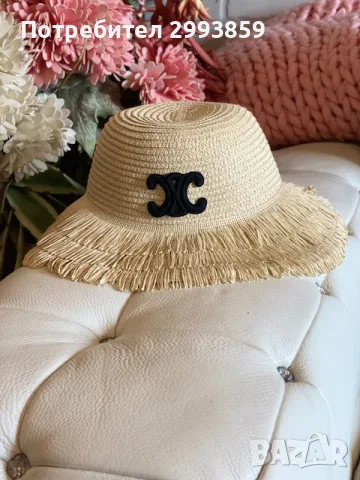 шапка СЕЛИН celine fringe hat, снимка 2 - Шапки - 55650129
