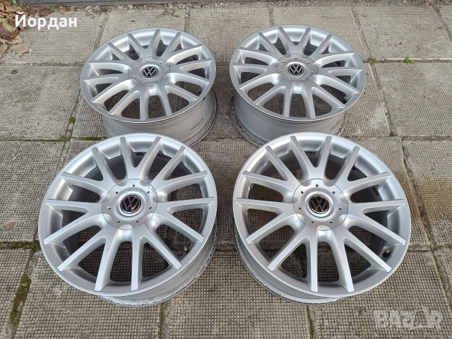 ОРИГИНАЛНИ алуминиеви джанти 17' 5x112 57,1 ФОЛКСВАГЕН GOLF 5 GT / VOLKSWAGEN TOURAN JETTA CADDY, снимка 2 - Гуми и джанти - 55102559
