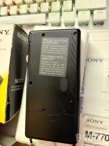 Sony M-770V рекордер , снимка 6 - Аудиосистеми - 55243068
