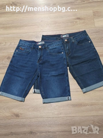 Дънкови къси панталони - бермуди код 80, снимка 3 - Къси панталони - 54278966