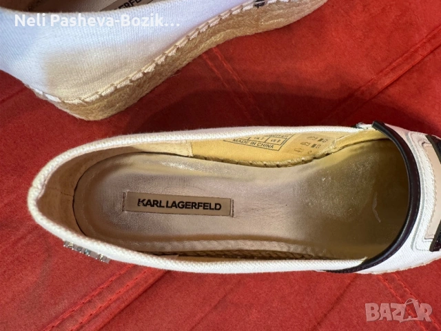 Karl Lagerfeld- еспадрили, снимка 7 - Дамски ежедневни обувки - 54239775