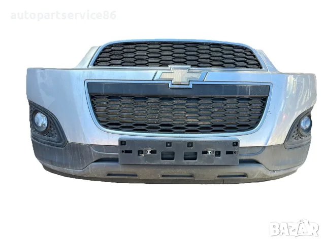 Предна броня сребриста комплект за Chevrolet Captiva 2.2 VCDi (2013) #45566Предна броня сребриста ко