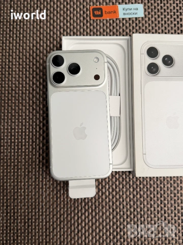 НОВ❗️ ГАРАНЦИЯ❗️ iPhone 17 Pro ⚠️Лизинг от 41€/мес ⚠️ Silver  256Gb, снимка 4 - Apple iPhone - 55119728