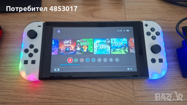 Nintendo Switch, V1 непачнат, с emunand мод, снимка 5 - Nintendo конзоли - 54856143