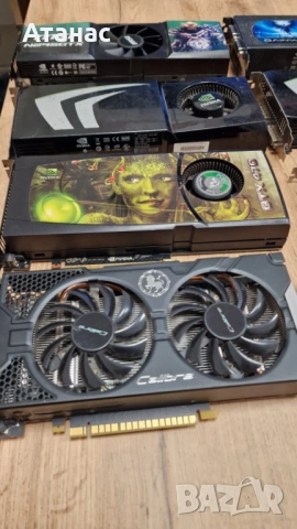 8 редки графични карти NVIDIA (GTX 295, 470, 9800 GT и други) – НЕРАБОТЕЩИ, снимка 6 - Видеокарти - 54218749